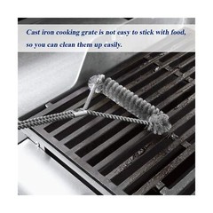 Utheer 7637 17.5 Inches Cast Iron Grill Grates for Weber Spirit 200 E210 E-22…