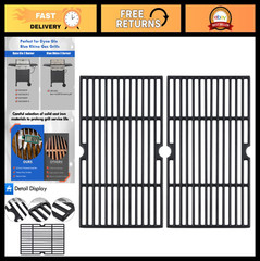 Cast Iron Grill Grate Replacement for Dyna Glo 2 Burner Gas Grill – Durable Cook