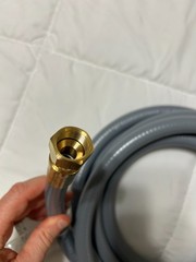 15 FT Natural Gas Hose 1/2″ Low Pressure Gas Hose 3/8″ conversion kit