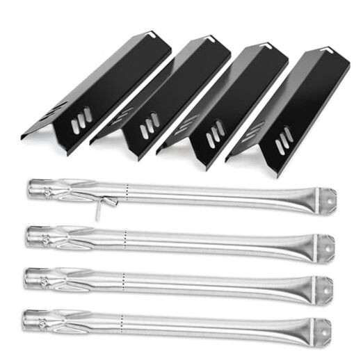 Grill Replacement Parts for Outdoor Gourmet 4 Burner 15″ Heat Plates and Burner