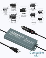 Waterproof 12V Power Supply Adapter for Green Mountain Grill Replacement