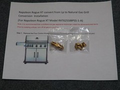 LP to Natural Gas Conversion Kit for Napoleon Rogue XT RXT625SIBPSS-1-A