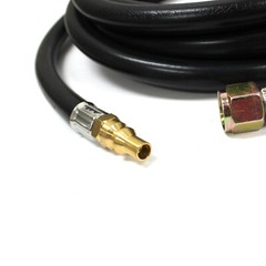 12 ft Propane Hose 3/8″ Female Flare Fitting 1/4″ Male Quick Connect LP Gas Line