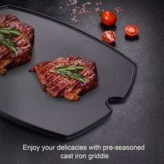 7582 Cooking Griddle for Weber Q100 Q1200 Q1400 Q120 Q1000 Gas Grills, 50060001