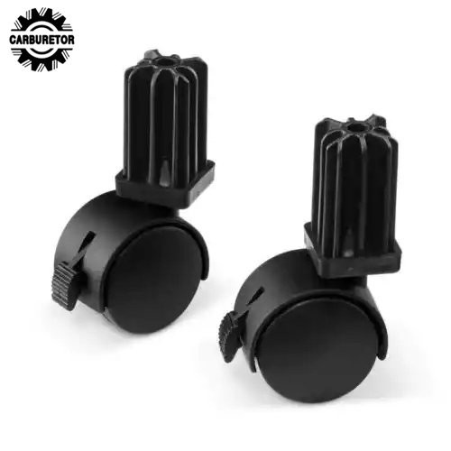 2 Set 2.33In Gas Grills Caster Wheel For Genesis Summit Silver Spirit Black