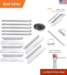 High-Quality Stainless Steel Burner & Heat Plate Set for Gas Grills – 5 Pack