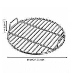 Stainless Steel Cooking Grid Grate Rust-Resistant Round Cooking Grid Grate Easy