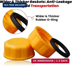 4 PCS 10.8” Gas Can Spout Replacement with 2 PCS Hose Bender and 6 PCS Yellow G