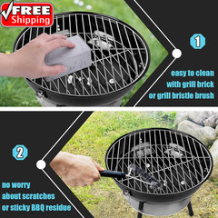 Replacement Cooking Grate for Small 13.7 Inch Charcoal Grill, round Chromed Iron