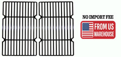 Dyna-Glo Porcelain Cast Iron Cooking Grate Set, 2 porcelain cast iron cooking gr