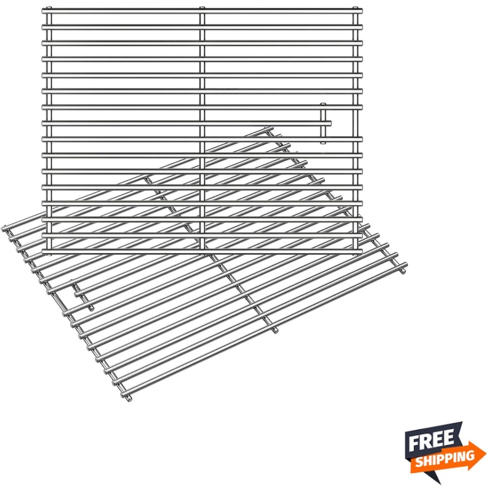 2-Pack Stainless Steel Cooking Grids for Nexgrill & Charbroil – 17 Inch