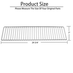 Grill Warming Rack for Bull 29.75″ ” Grills, Stainless Steel Sliver