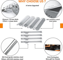 304 Stainless Steel Grill Replacement Parts for Nexgrill 720-0830H, 720-0888, 72