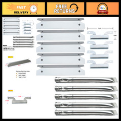 Replacement Parts Kit for Gas Grill – Stainless Steel Burner, Carry-Over Tubes,