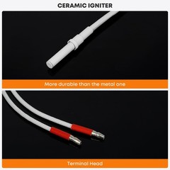 12V Ceramic Igniter for Green Mountain Grills Daniel Boone/Jim Bowie Models