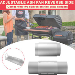 Adjustable Ash Pan Replacement Parts for Char-Griller 200048 1224 2121 2123 2828