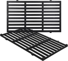 Criditpid 7637 Cast Iron Grill Cooking Grates for Weber Spirit I & II 200 Series