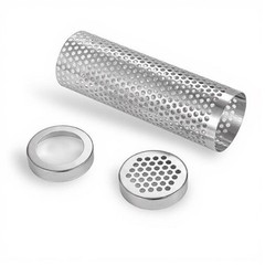 BBQ Pellet Tube 12 Inch Stainless Steel for Smoke Flavor with Brush and S Hook