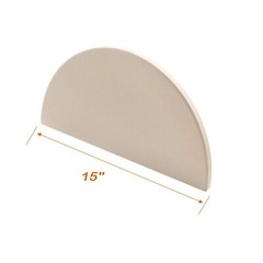 BBQ Future Ceramic Heat Deflector Plates for Kamado Joe Classic I, II, IIIᦁ