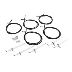 5PCS Igniter Electrodes Kit For Members Mark Grills GR2210601-MM-00 B10PG20-2C