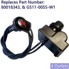 4 Outlets Remote Switch Electronic Igniter Kit for CharBroil G5110055W1 and O…