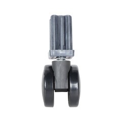 2 Set Caster Wheel 2.33In Black For Genesis Summit Silver Spirit Gas Grills