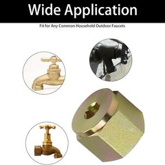 05265 Hose Thread Cleaner Outdoor Faucet Repair Tool, for 3/8 Inch Socket Dri…