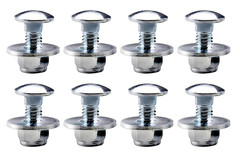 8 Pack 710-0451 Stainless Steel Replacement Nuts/Bolts Fits MTD