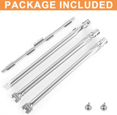 67025 Grill Burner Tubes for Weber Spirit 300 E310 E320 S310 S320 w/Crossover