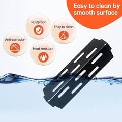 Porcelain-Enameled Grill Flavorizer Bar Heat Plates with 9MM Stainless Steel …