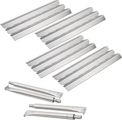 Grill Replacement Kit for Broil King Baron Stainless Steel Heat Plates Burners