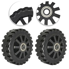 6 Inch Directional Casters 2pcs for Barbecue Grill Accessories Replacement Set