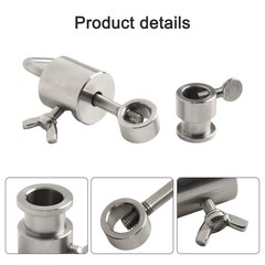 BBQ Oven Skewer Rod Set with Balancer and Limiter for Uniform Roasting