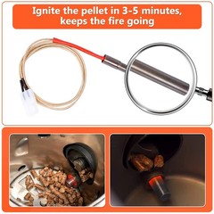 2 Pack Replacement Hot Rod Ignitor Kit for Pit Boss and Camp Chef Wood Pellet…