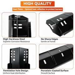 Grill Heat Plate Replacement for Dyna-Glo 5 Burner 5pcs grill heat plate