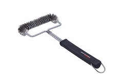 SS Brush for Charbroil, Big Green Egg Charcoal, Weber BBQ Grill + Nylong Bag
