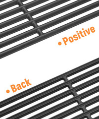 Cast Iron Grill Cooking Grates Grid 18 1/4″ 3-Pack for Char-Broil TRU-Infrared