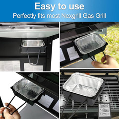 Grill Drip Pan for Nexgrill 720-0830H for Nexgrill Grease Tray Replacement Greas