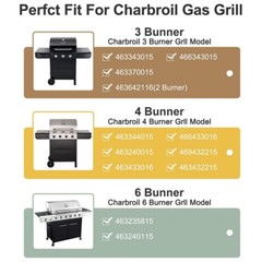 Grill Replacement Parts Kit for Charbroil 3 Burner 463343015 463642116 Gas Grill