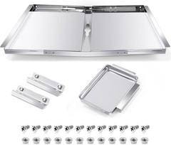 30”-36” Grease Tray with Catch Pan for Charbroil, Nexgrill, Dyna Glo, Kenmore
