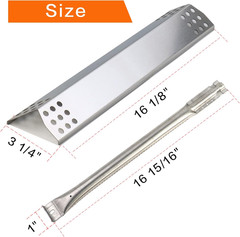 Repair Kit for Jenn-Air 720-0709 720-0720 Gas Grill Heat Plate Tent Shield