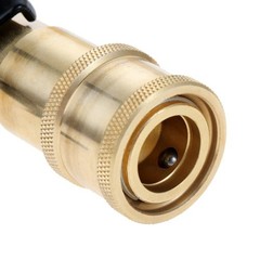 BBQ Grill 1/4″ RV Quick Connect Propane Adapter Assembly Kit W/ 3/8″ Male Flare