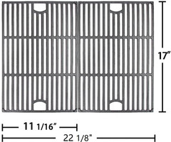 17 Inch Cast Iron Grill Grates Replacement for Pit Boss Memphis Ultimate 4 in 1