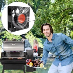 Upgraded Precision Control Fan Replacement for Char-Griller Gravity Fed 980 Char