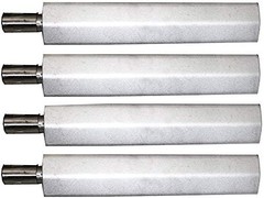 Grilljob 4Pc Heavy Duty Cast Stainless Steel Bbq Grill Burners 16 Replacement