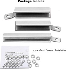 304 Stainless Steel Crossover Tubes – 4-Pack Fits Most 4-5 Burner Grills