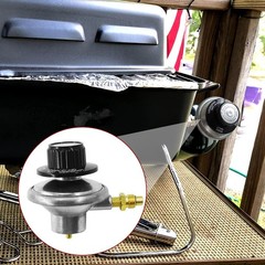 Compact Aluminum Propane Regulator for 1 LB Tanks – Adjustable Nozzle Included