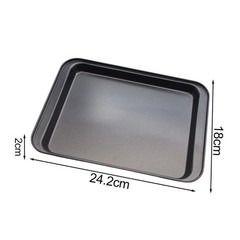 Non Coating Oven Pan High Carbon Steel Baking Tray for Bread Cakes and Pastries