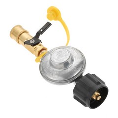 For 20-50lbs Bottle Propane Regulator 1/4″ Quick Connect Cylinder Tank Adapter