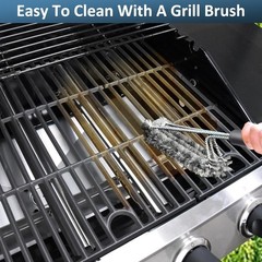 17″Grill Grates Cast Iron Cooking Grate for Char Broil G426-0004-W1 G426-0005-W1